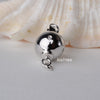Sterling Silver Round Ball Box Clasp 3