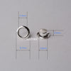 Sterling Silver Eyelet Rivets for Big Hole Beads